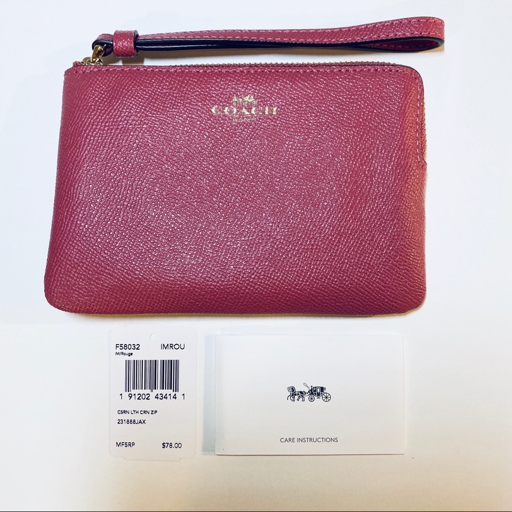 COACH Wristlet Pink NWT - Picture 2 of 10